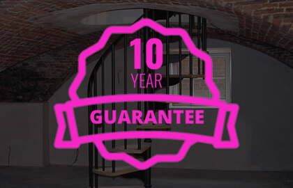 10 year Waterproofing guarantee